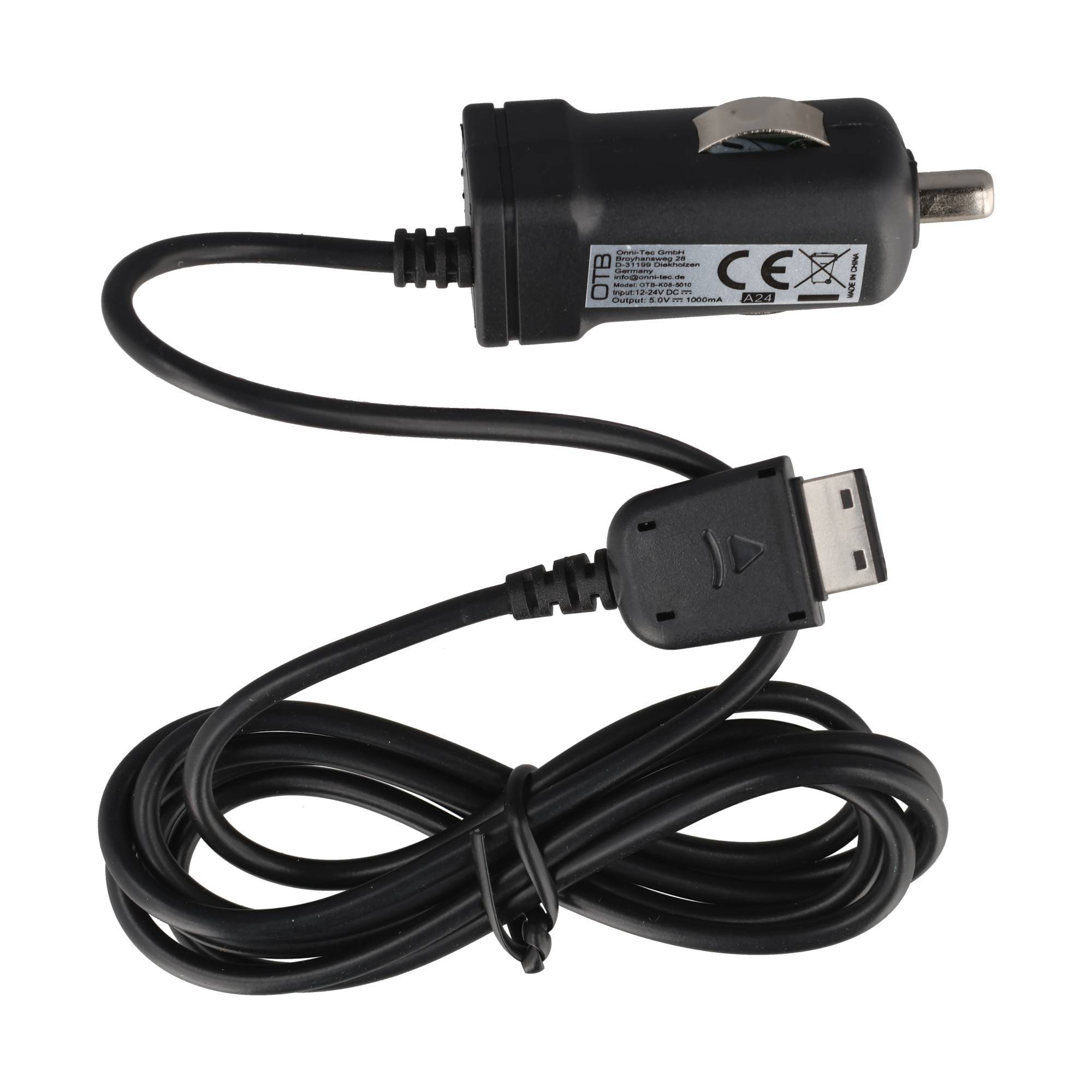 Ladekabel 12 Volt passend für Samsung SGH-U900 Soul, S5230-0