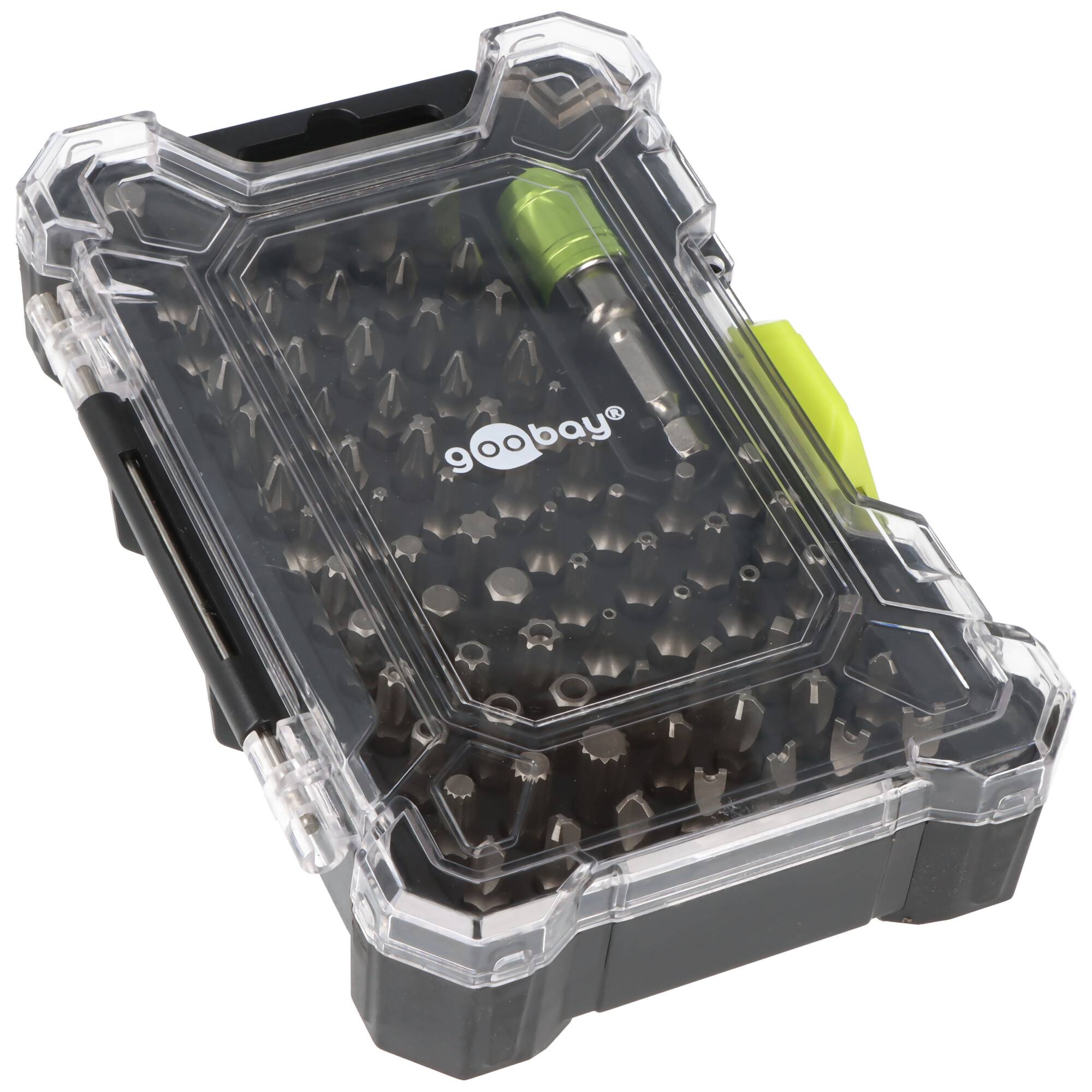 Bithalter-Set 72-teilig mit Quick-Release, CR-V Bits und Stecknussadapter-0