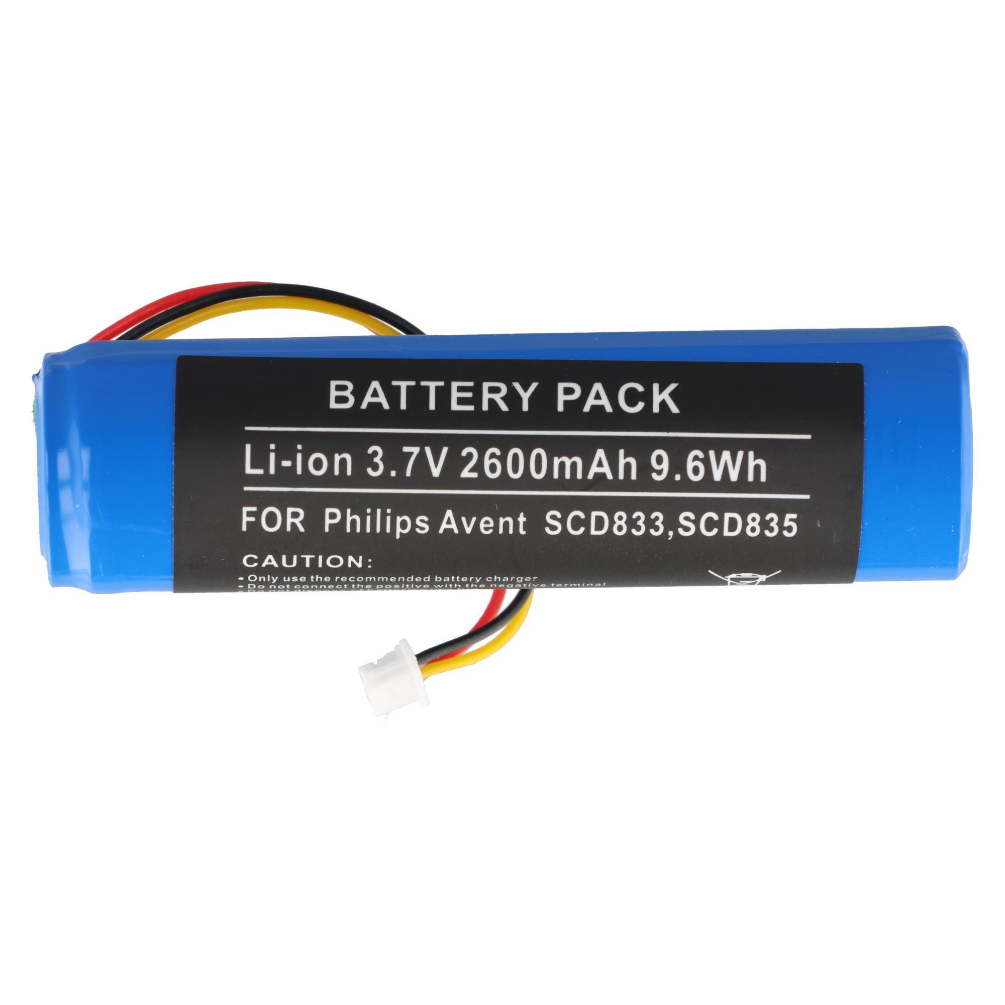 Akku passend für Philips Avent SCD833, SCD835, Li-ion, 3,7V, 2600mAh, 9,6Wh-0