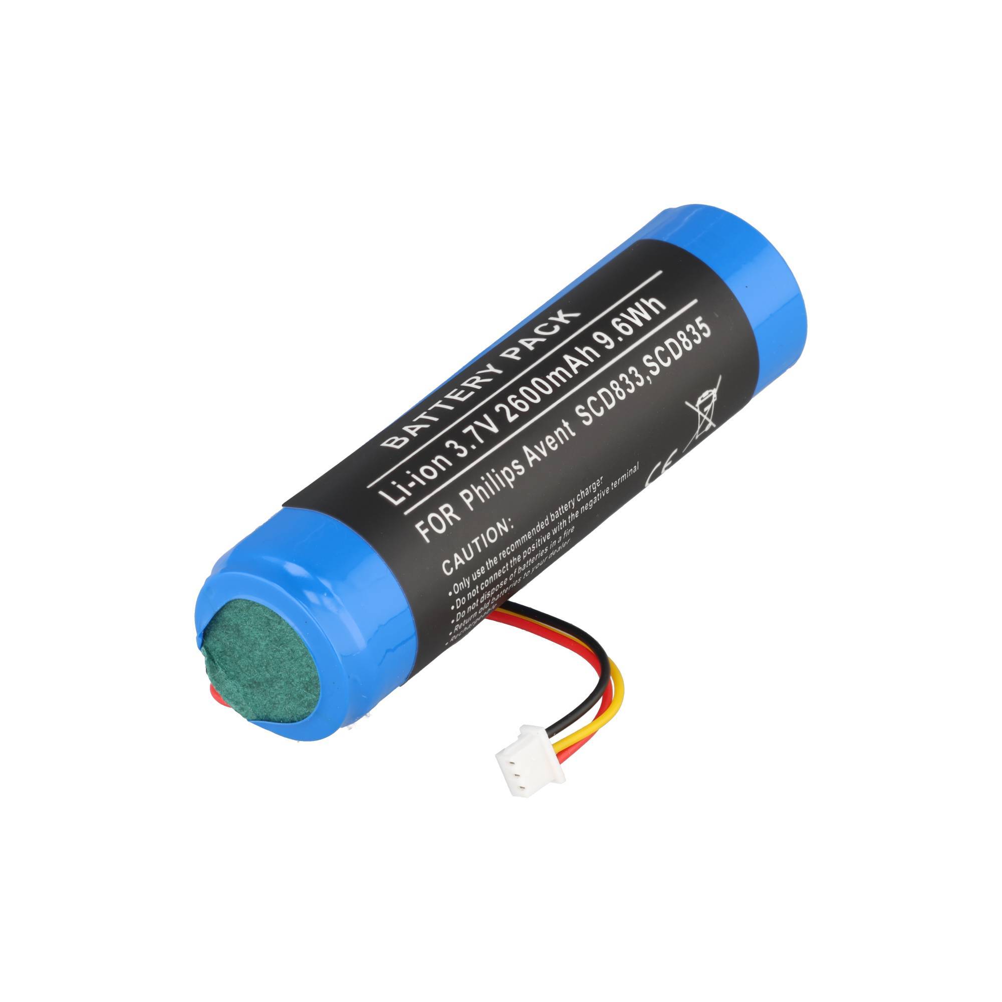 Akku passend für Philips Avent SCD833, SCD835, Li-ion, 3,7V, 2600mAh, 9,6Wh-1