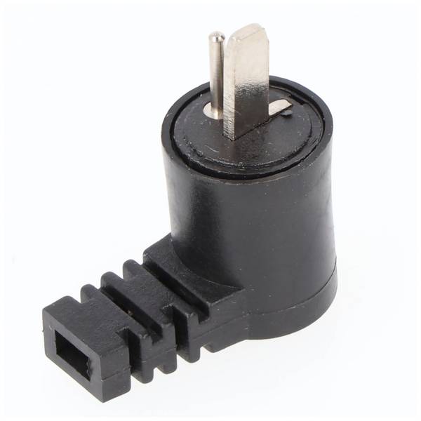 Goobay Lautsprecherstecker, abgewinkelt mit Schraubanschluss 10 Stk. im Plastikbeutel