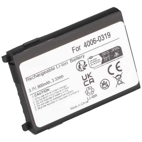 Akku für Barcodescanner PSC Falcon PT40, Datalogic 95A201004 u.a. 900mAh 3,7V Li-ion
