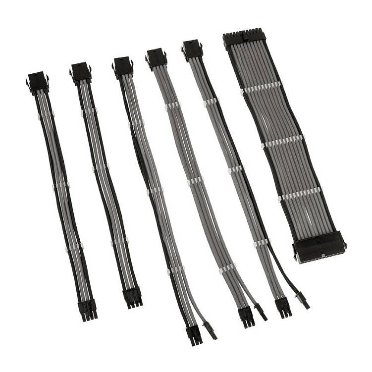 Kolink Core Adept Braided Cable Extension Kit - Grey Kabel & Adapter-0