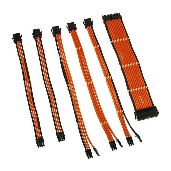Kolink Core Adept Braided Cable Extension Kit - Orange Kabel & Adapter