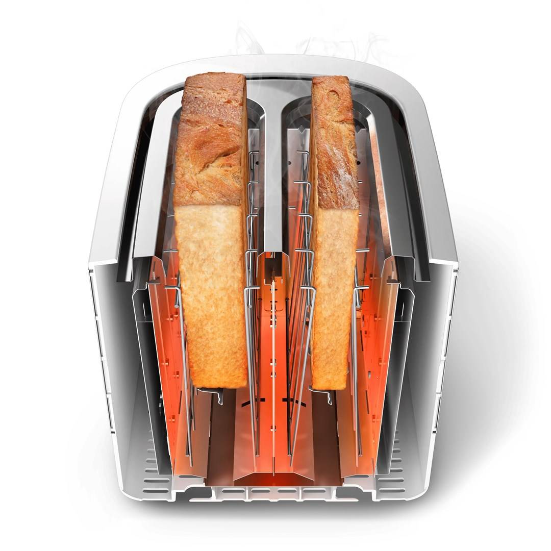 Philips Viva Collection HD2638/11 Pink Power W 1050 Number of Slices 2 Number of Toasting-3