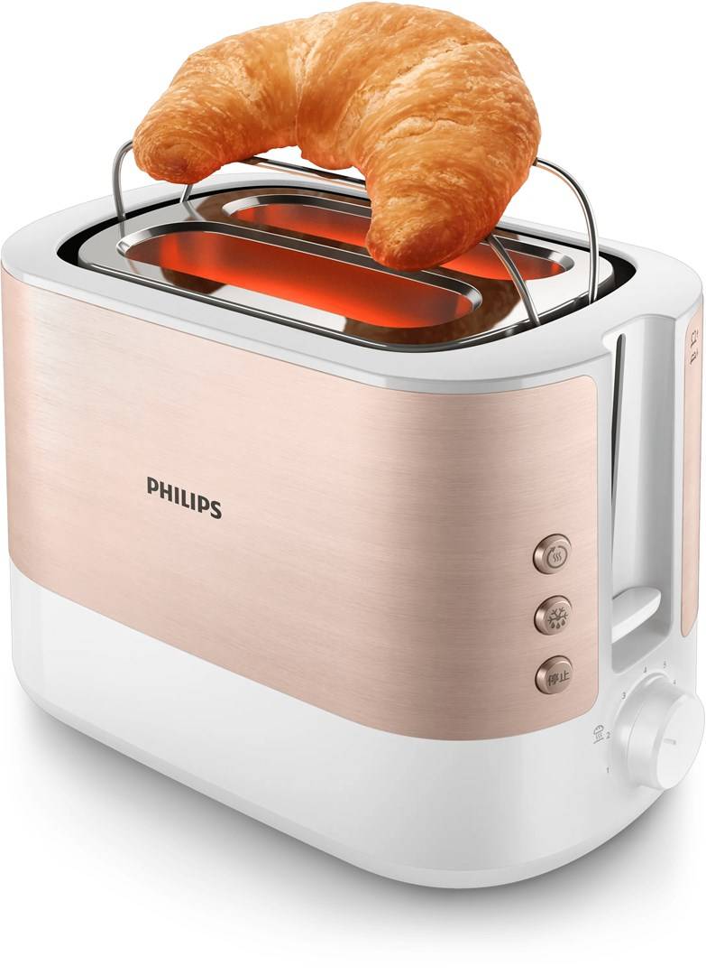 Philips Viva Collection HD2638/11 Pink Power W 1050 Number of Slices 2 Number of Toasting-4