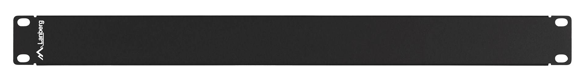 Lanberg Blindabdeckung - Schwarz, RAL 9004 - 1U - 48.3 cm (19")-0