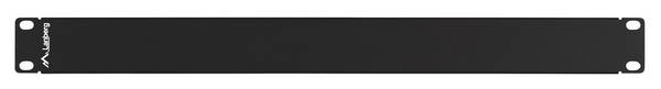 Lanberg Blindabdeckung - Schwarz, RAL 9004 - 1U - 48.3 cm (19")