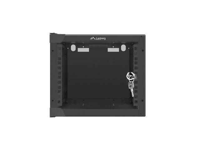 LANBERG 10 4U 280x310 Wandgehäuse Glastür (FlatPack) sw Multimedia-Technik 10 Gehäuse und-3