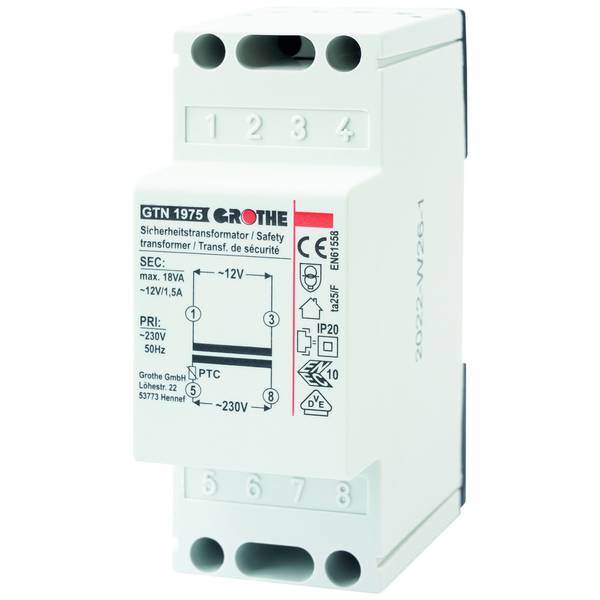 GRO Trafo 12V 14101 GT 1975 1,5A REG