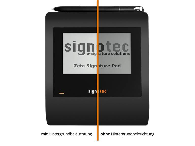 signotec Zeta Unterschriftenpad mit Hintergrundbeleuchtung-2