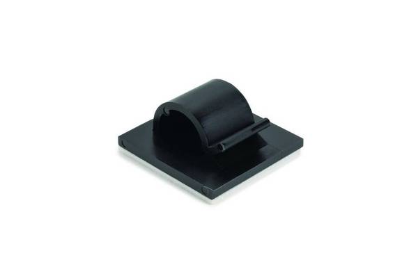 HellermannTyton Kabelhalter, Kabel-Ø 8 mm Nylon 6.6 Schwarz 25mm x 25 mm