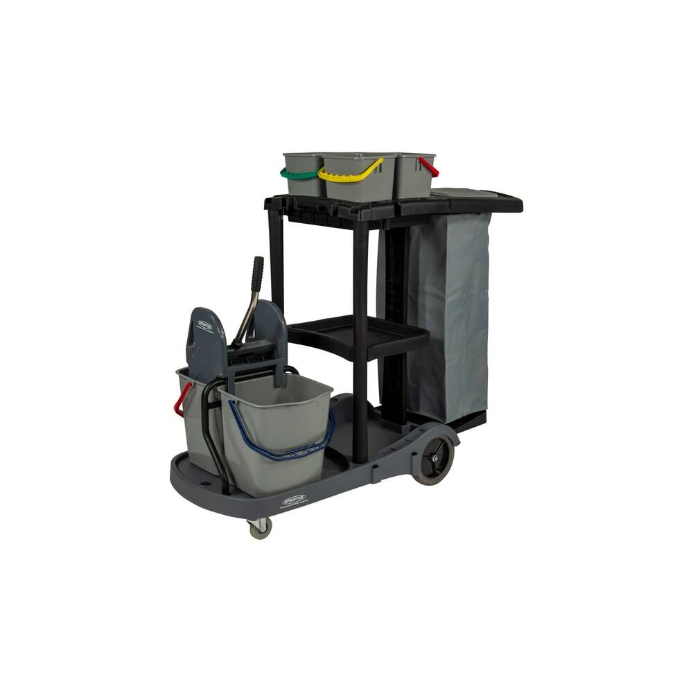 SPRiNTUS Servicewagen, Eimer 2x 17 Liter + 4x 4 Liter-2