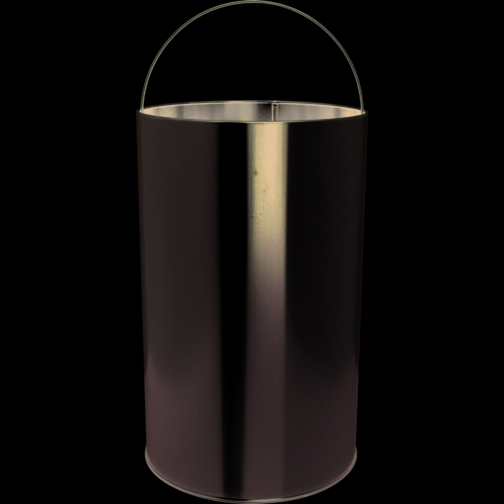 helit Push-Abfallbehälter "the dome“, 50 Liter, Edelstahl-3