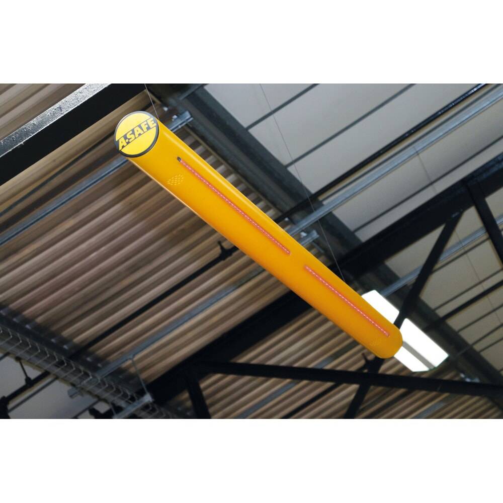 A-SAFE Alarmleiste aus Memaplex®, visuell u. akustisch, Länge 2.000 mm-1