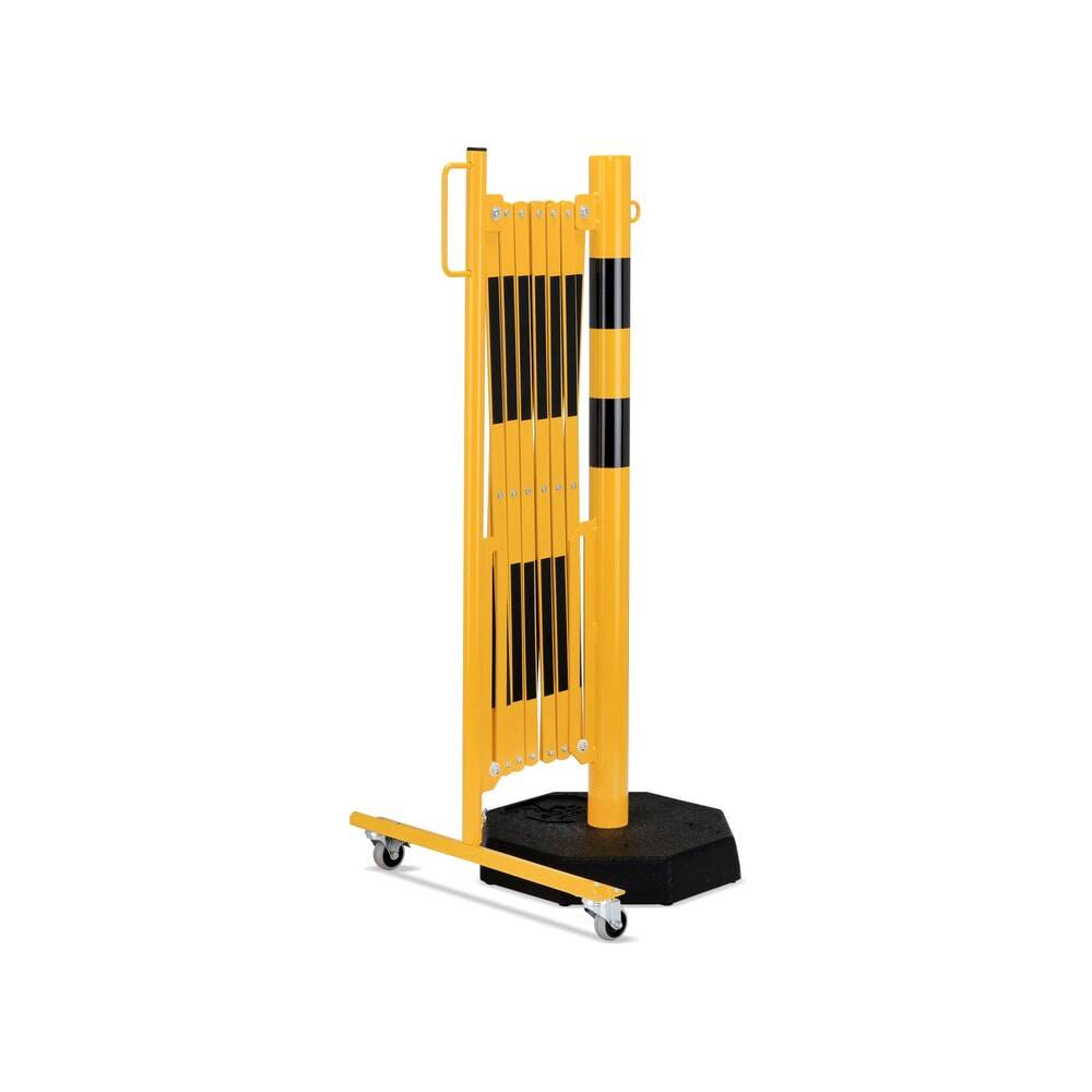 dancop Scherengitter, 1 Rollenfuß, 1 Standpfosten, Breite 3.600 mm, ge-3