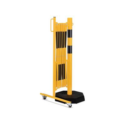 dancop Scherengitter, 1 Rollenfuß, 1 Standpfosten, Breite 3.600 mm, ge-3
