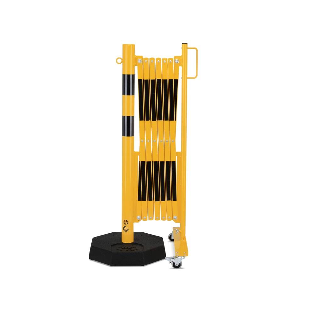 dancop Scherengitter, 1 Rollenfuß, 1 Standpfosten, Breite 3.600 mm, ge-4