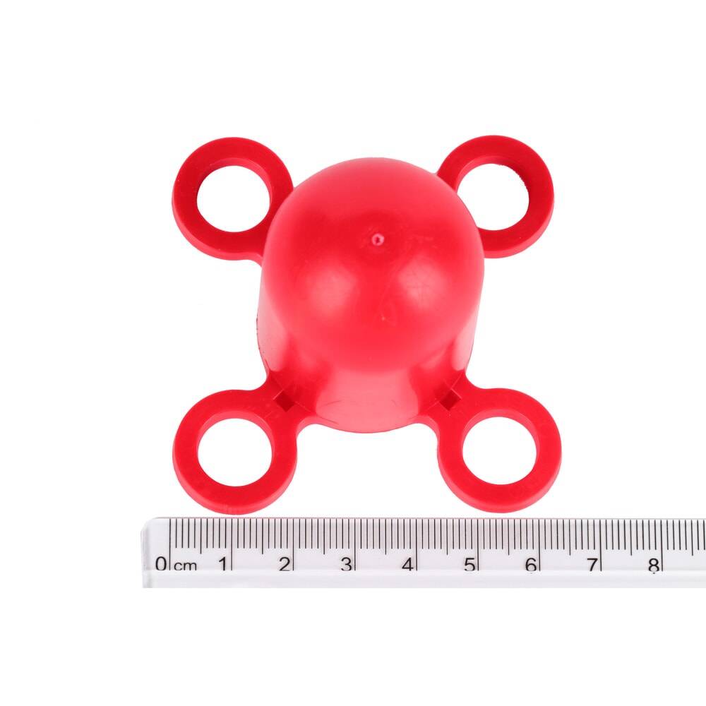 dancop Kettenständer-Set LKP, 10 m Kunststoffkette, rot/weiß, 6 Stk/VE-1