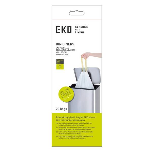 EKO Abfallsäcke, weiß, 15 Liter, 420 Stk/VE