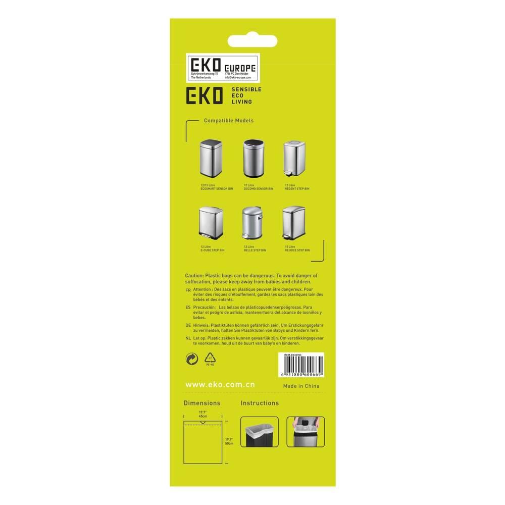 EKO Abfallsäcke, weiß, 15 Liter, 420 Stk/VE-4