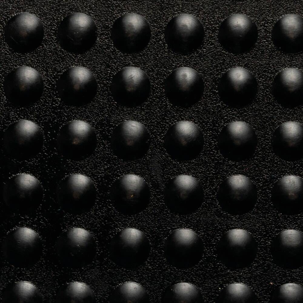 Arbeitsplatzmatte im Stecksystem, ergonomisch geformte Noppen, Stärke 13 mm, BxT 910x910 mm, ESD ableitfähig, schwarz-1