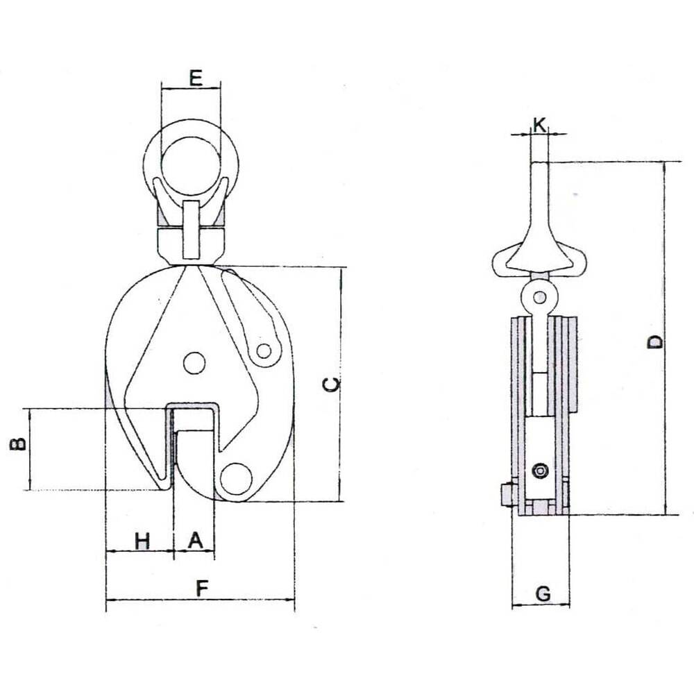 Blechgreifer 45G 0,5t Greifbereich 0-15mm-3