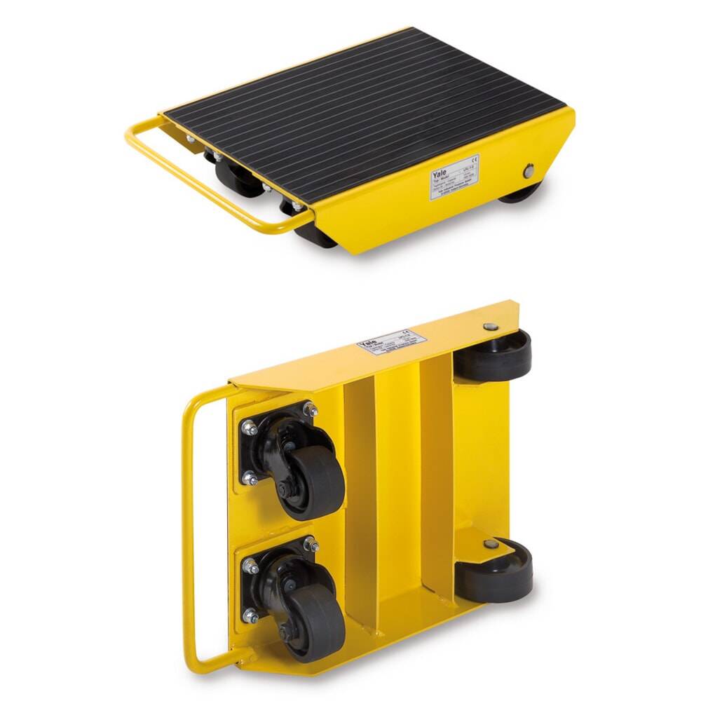 Yale® Transportroller LFL-1-2, Tragkraft 1.000 kg, mit 2 Lenkrollen-0