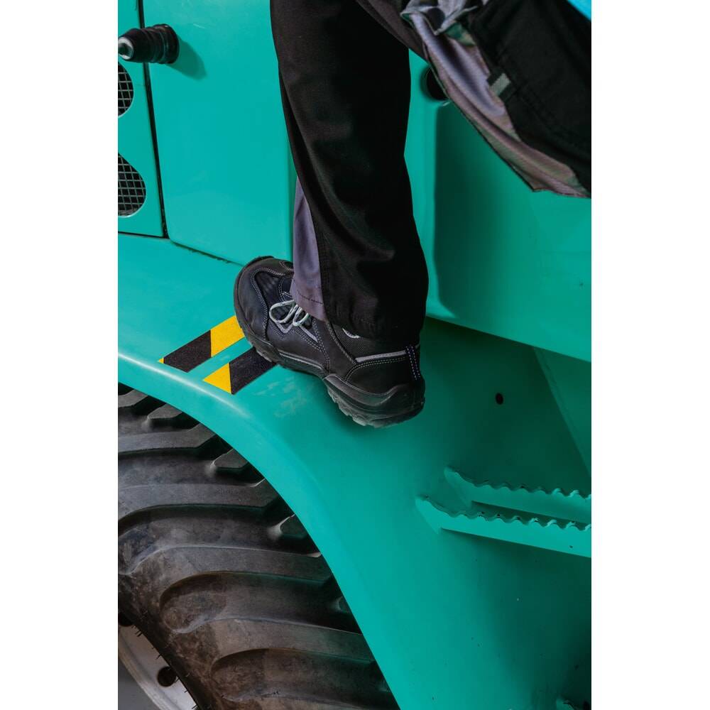DURABLE Antirutschband DURALINE® GRIP+, Breite 25 mm, gelb/schwarz, 5-2