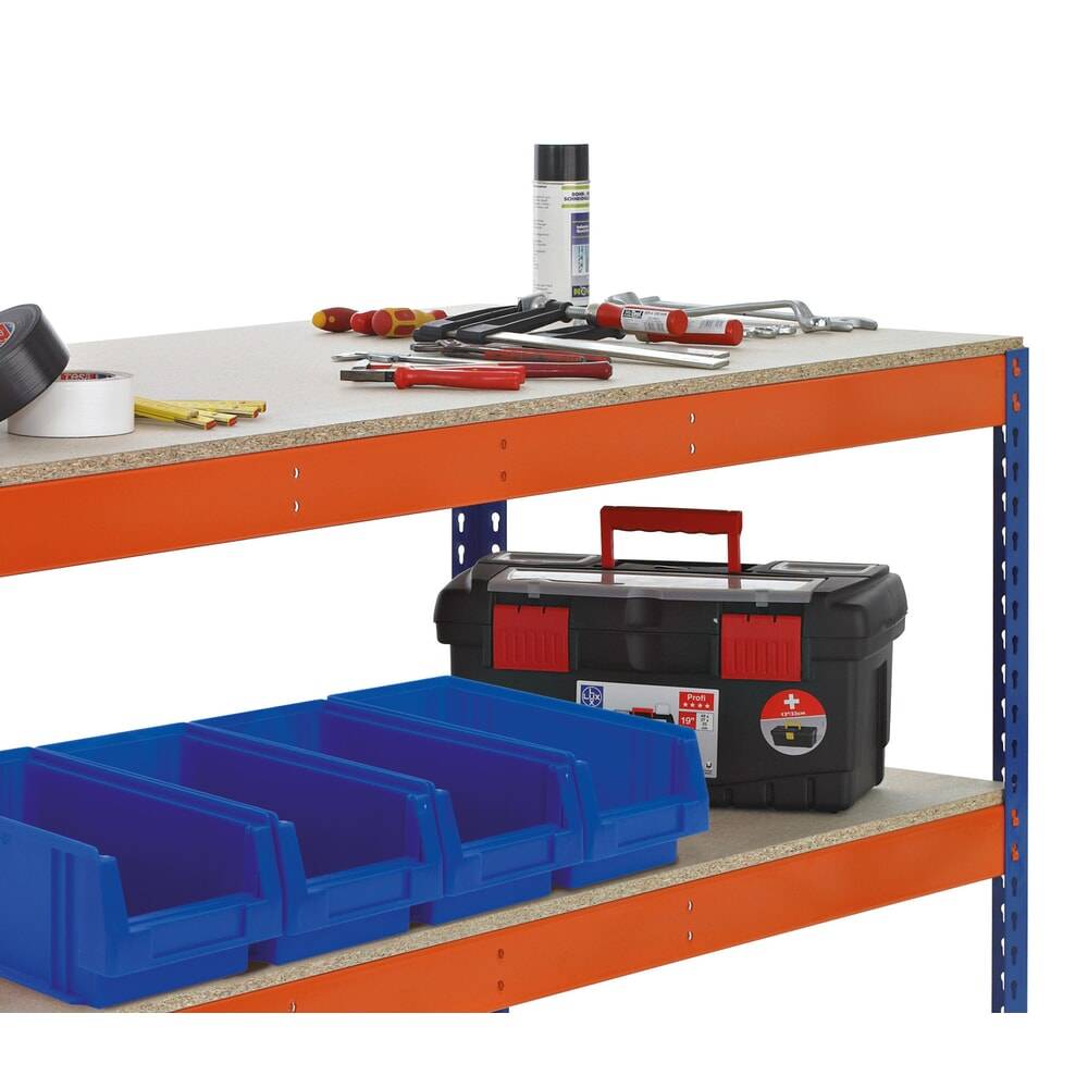 SCHULTE Werktisch mit 2 Spanplatten, HxBxT 990 x 1.536 x 773 mm-2