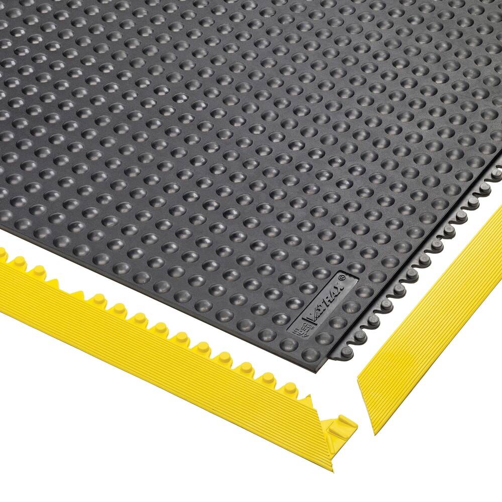 Arbeitsplatzmatte im Stecksystem, ergonomisch geformte Noppen, Stärke 13 mm, BxT 910x910 mm, ESD ableitfähig, schwarz-3