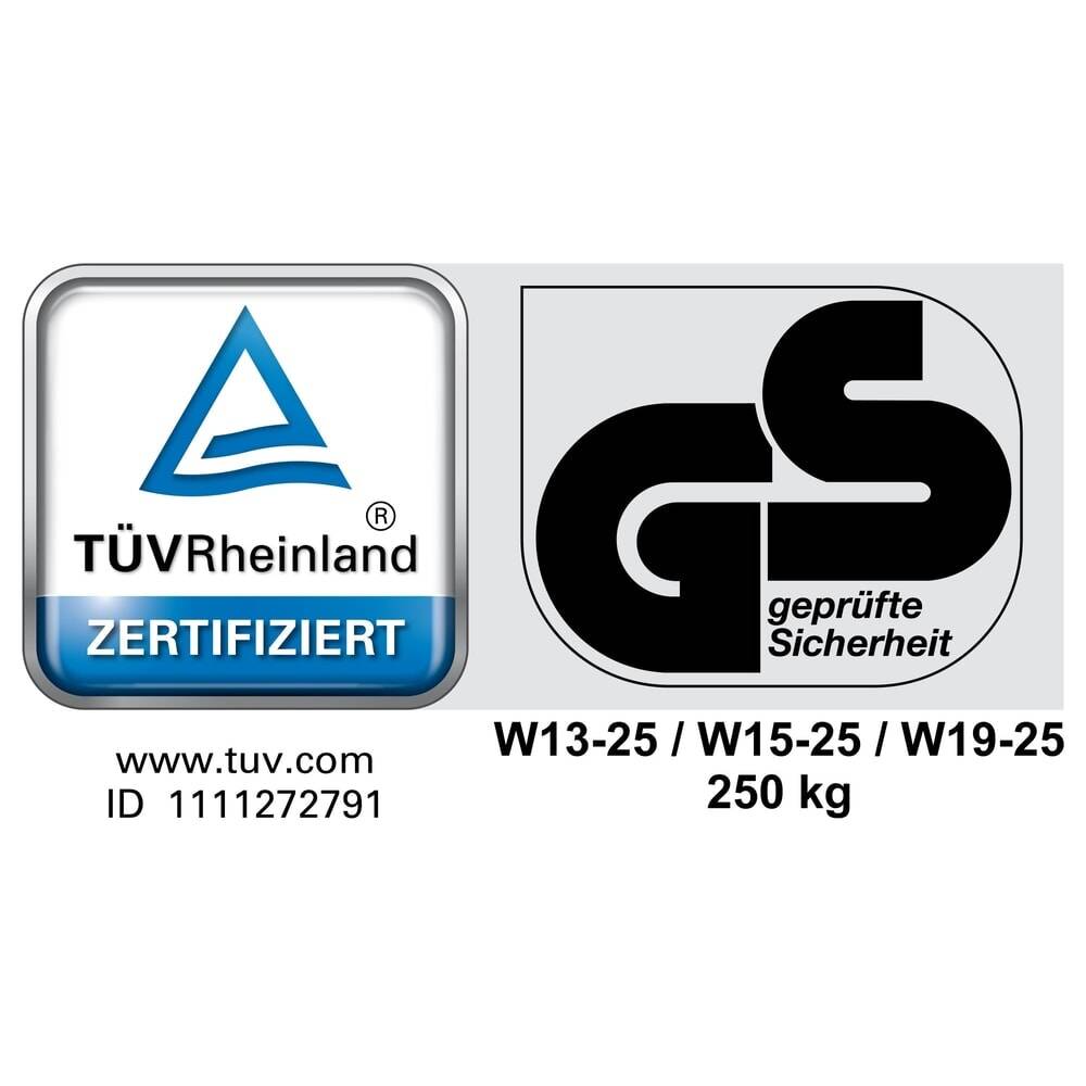 ESD-Arbeitsdrehstuhl,Standardsitz schwarz,PU-Schaum,Sitz HxBxT 590-840x470x480mm,Fußstütze,Stahl-Fußkreuz,Gleiter-2