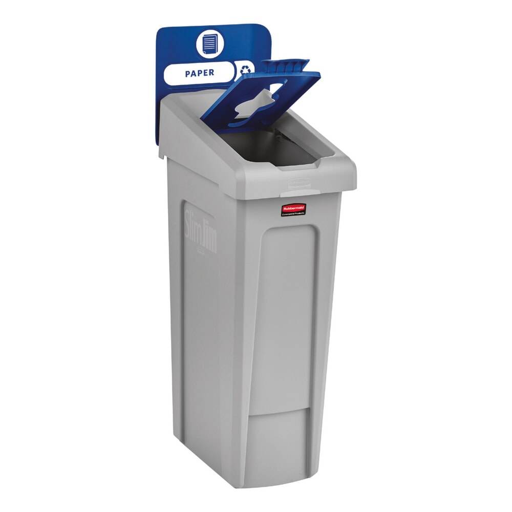 Rubbermaid® Slim Jim Recycling-Station Starter-Set-1