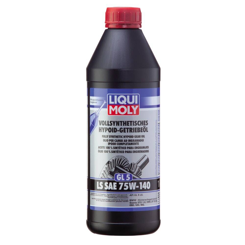 Vollsynthetisches Hypoid-Getriebeöl (GL5) LS SAE 75W-140, 6 Stück je 1 l-1
