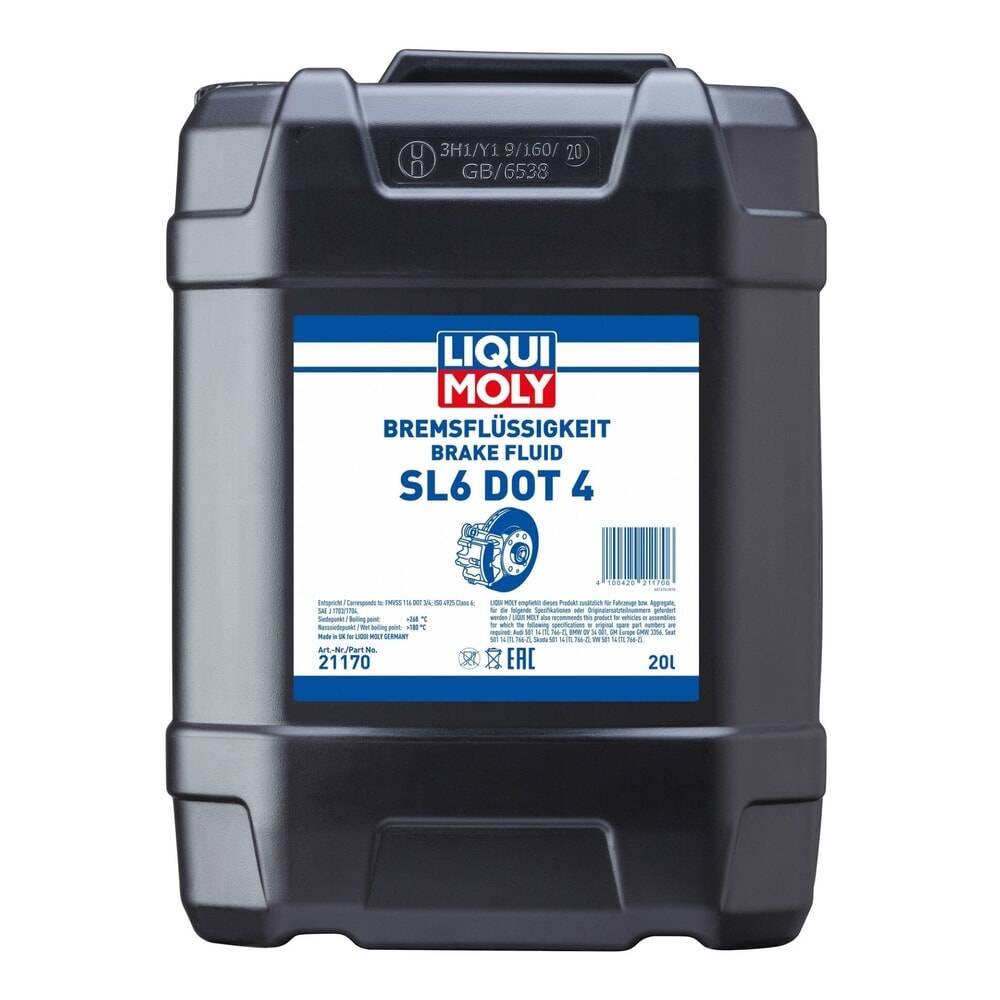 Bremsflüssigkeit SL6 DOT 4, 1 Stück je 20 l-1