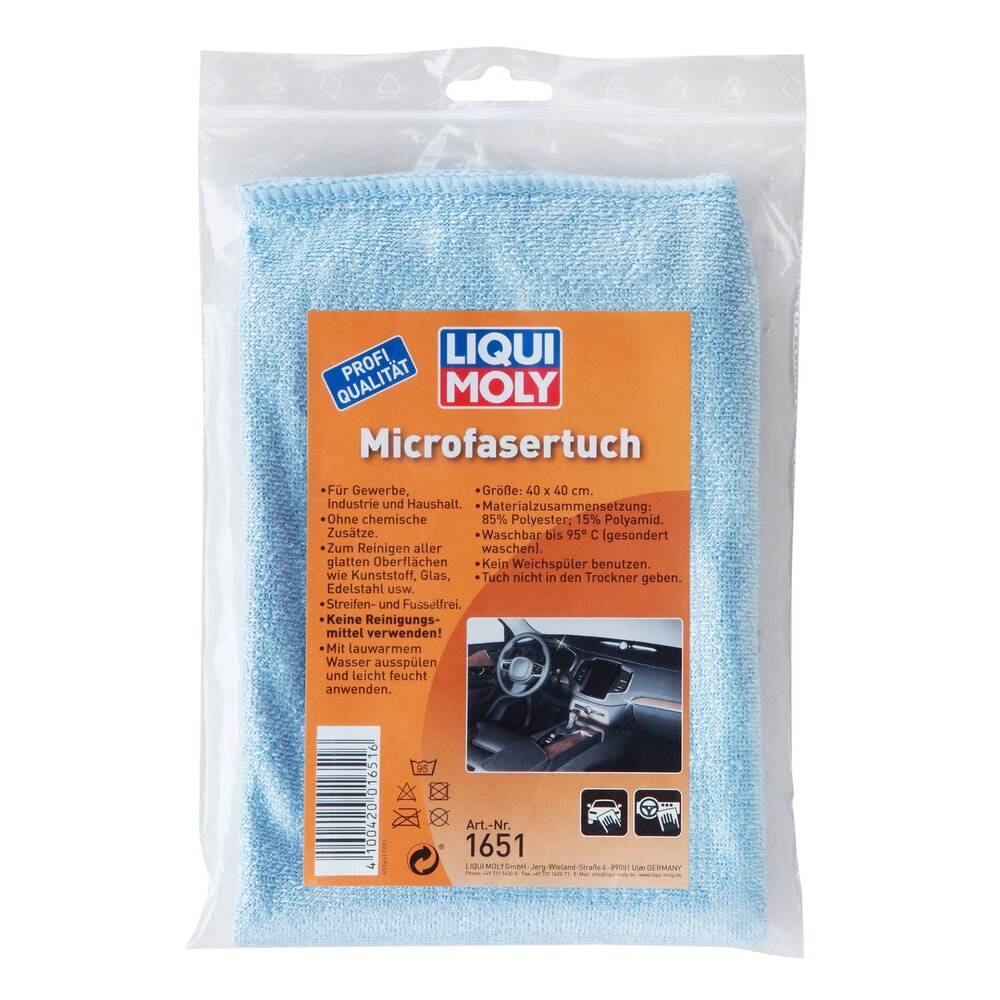 LIQUI MOLY Microfasertuch 1Stk 1651 Verpackungseinheit = 10 Stück-1