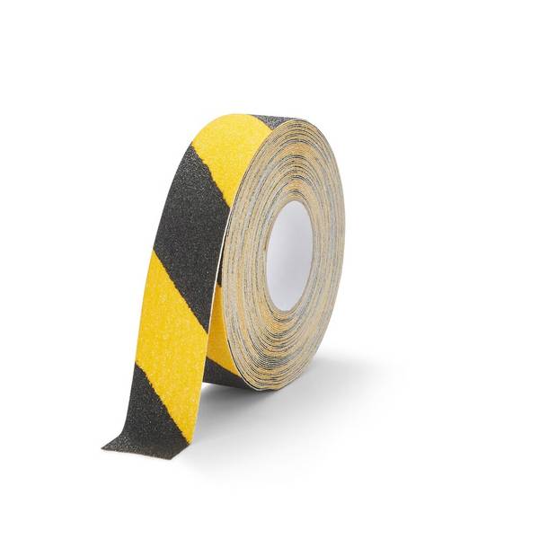 DURABLE Antirutschband DURALINE® GRIP+, Breite 50 mm, gelb/schwarz, 2
