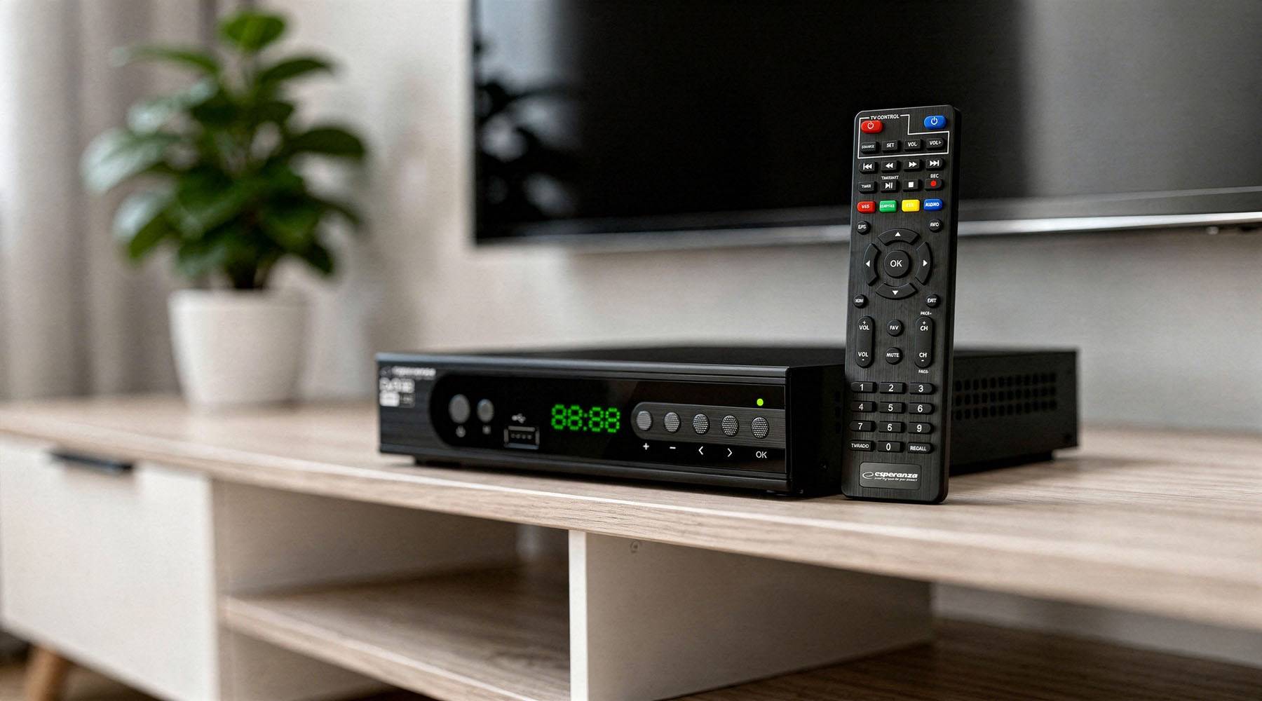 ESPERANZA EV106P - Cable - DVB-T2 - 576i - 576p - 720p - 1080i - 1080p - 43 - 169 - HEVC/H.265 - MPE-4
