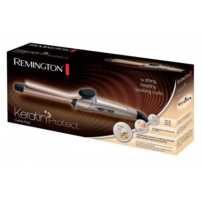 Remington Lockenstab Keratin Protect CI5318 silberKeratin Protect Tong-1