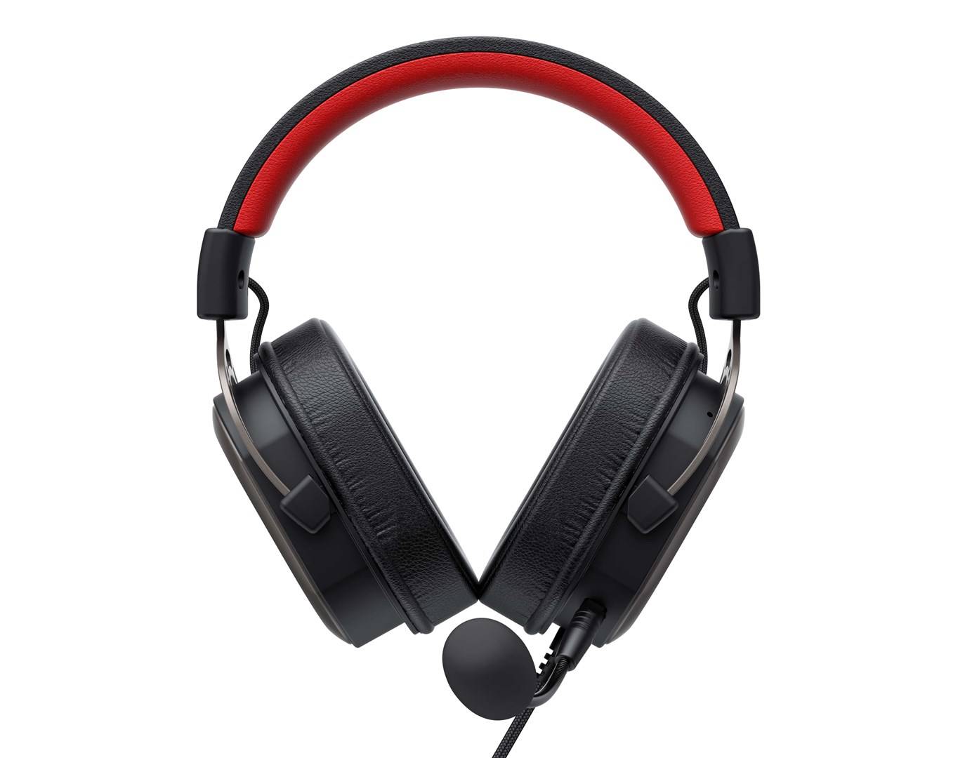 GAMENOTE H2008D Cabling Headset Black Red-1