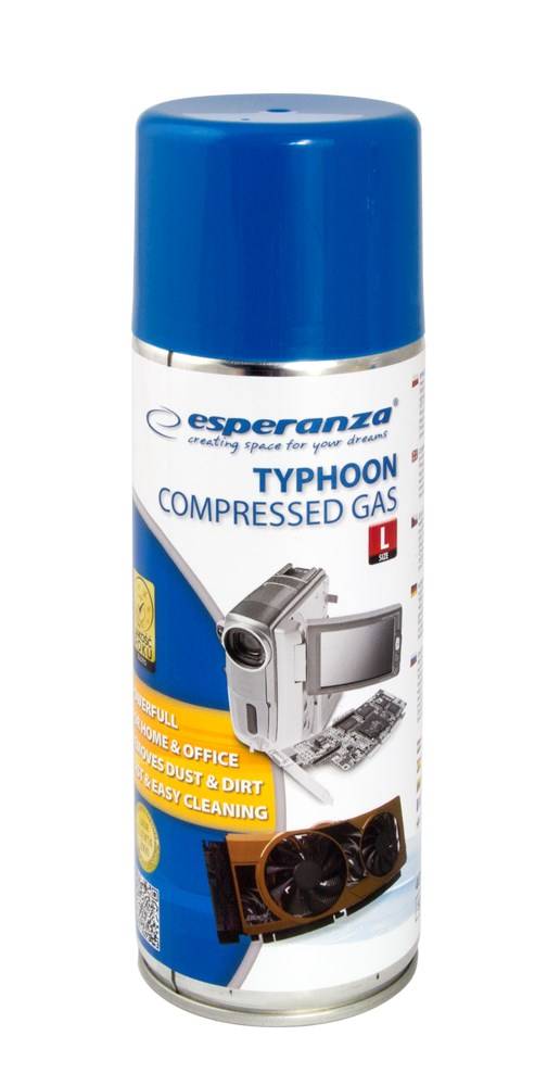 ESPERANZA ES103 COMPRESSED AIR 400ML-0