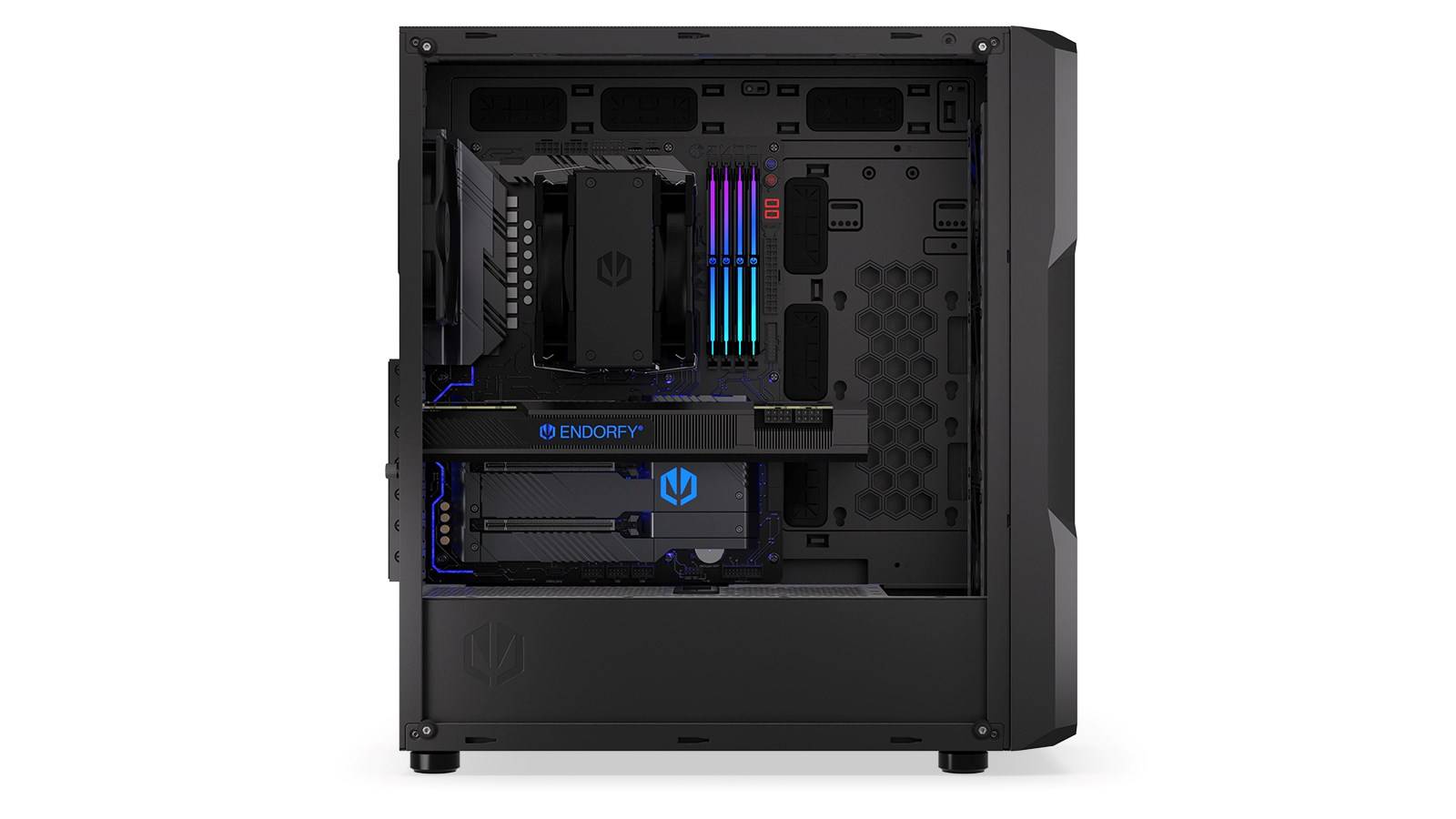 Endorfy Regnum 400 Air - PC-Gehäuse - ATX - Seitenteil mit Fenster (gehärtetes Glas)-33