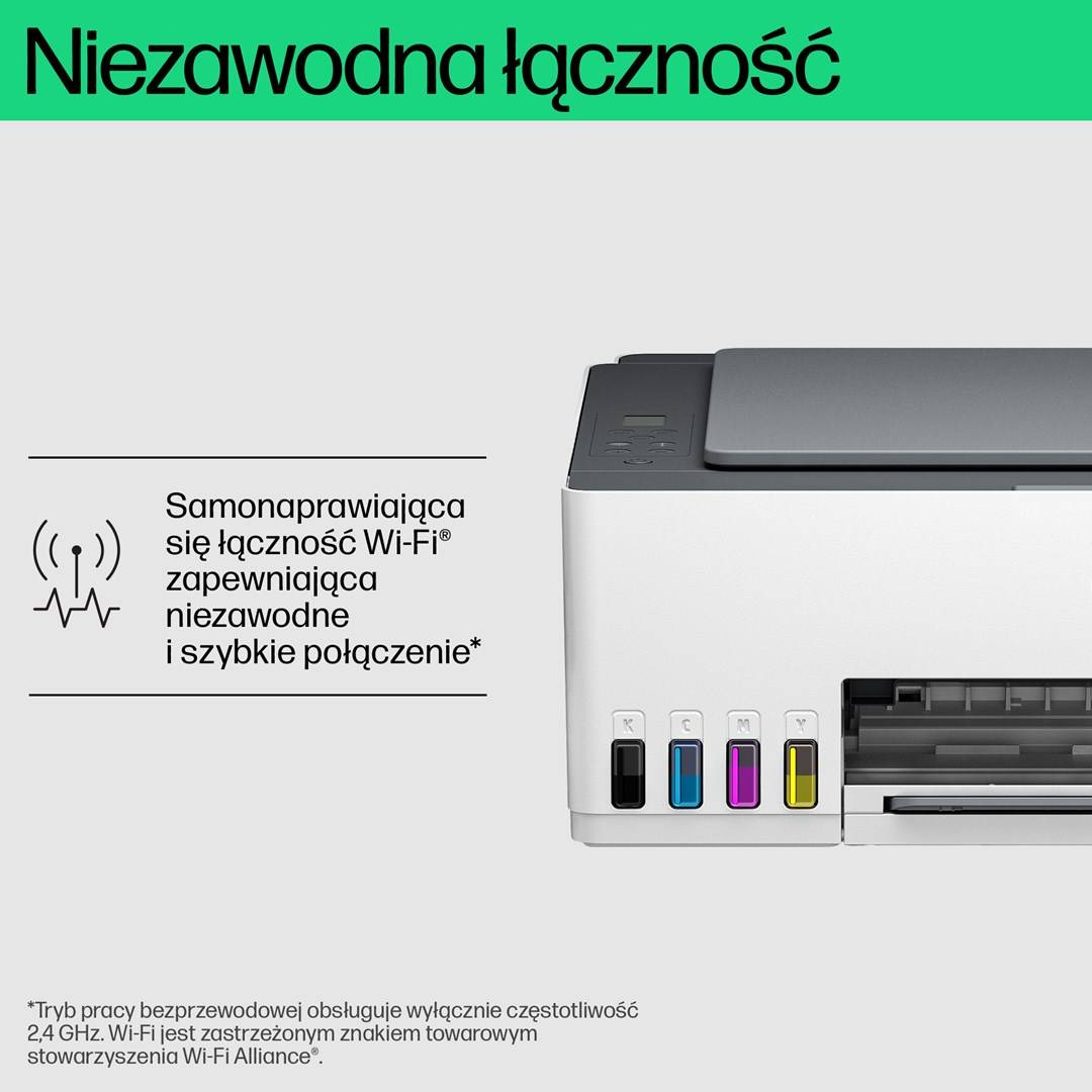 Smart Tank 580 All-in-One Printer, Home and home office, Print, copy, scan, Wire-2