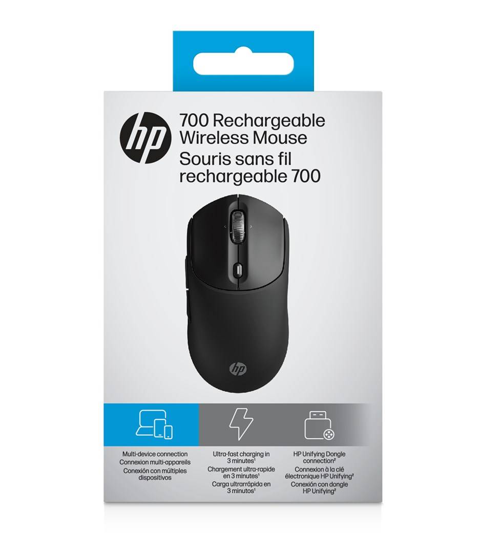 HP 700 Rechargeable Mouse - Maus - kabellos-5