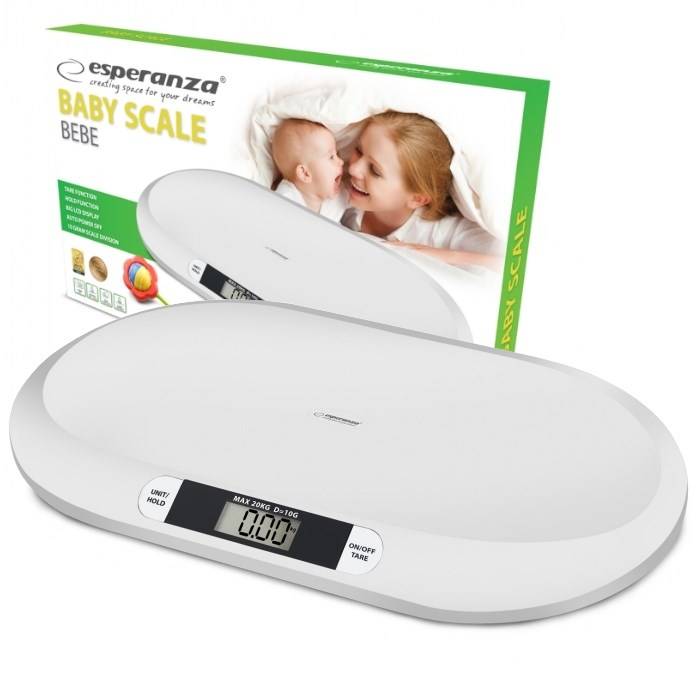 ESPERANZA Baby Scales BEBE545 x 320 x 30 mm - LCD 60 x 25 mm-2