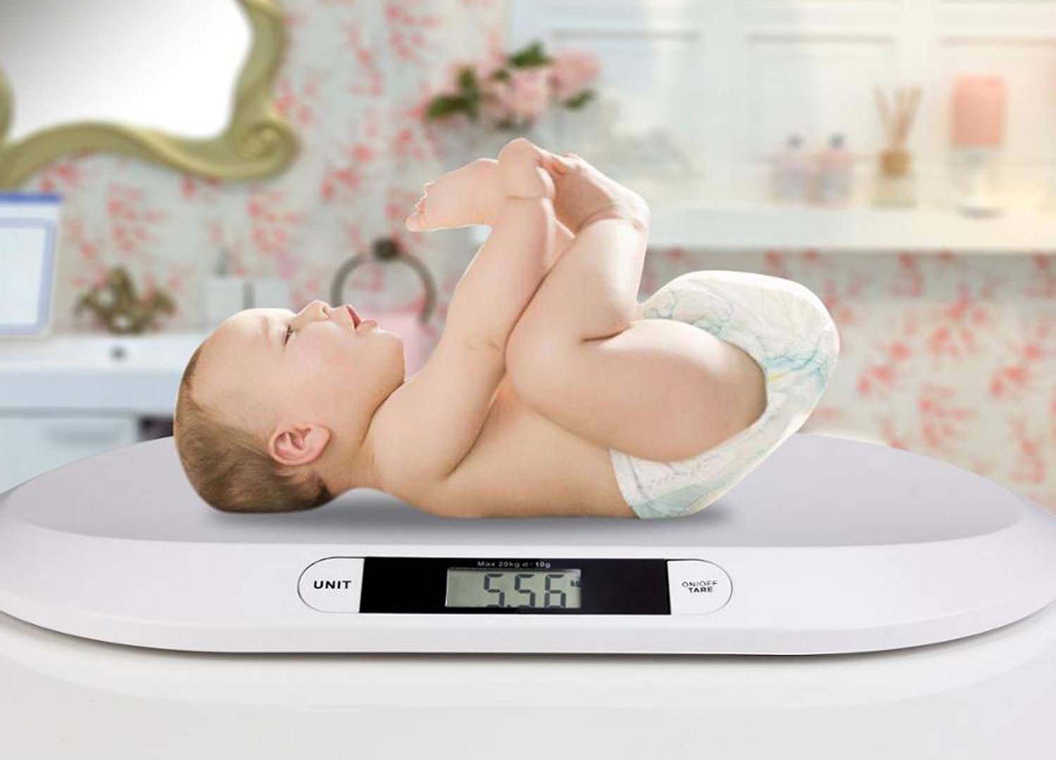 ESPERANZA Baby Scales BEBE545 x 320 x 30 mm - LCD 60 x 25 mm-4