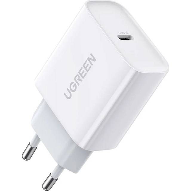 Ugreen USB-Ladegerät Power Delivery 3.0 Quick Charge 4.0+ 20W 3A weiß 60450-0