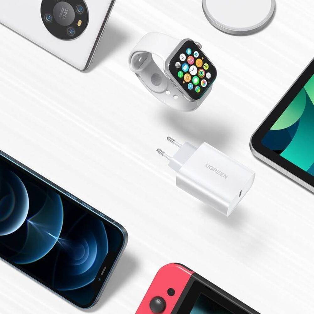 Ugreen USB-Ladegerät Power Delivery 3.0 Quick Charge 4.0+ 20W 3A weiß 60450-2