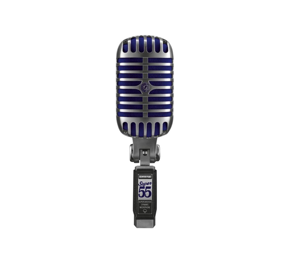 Shure Super 55 - Studio Microphone - 60 - 17,000 Hz - 150 Ohms - Supercardioid - Dynamic - Wired-2