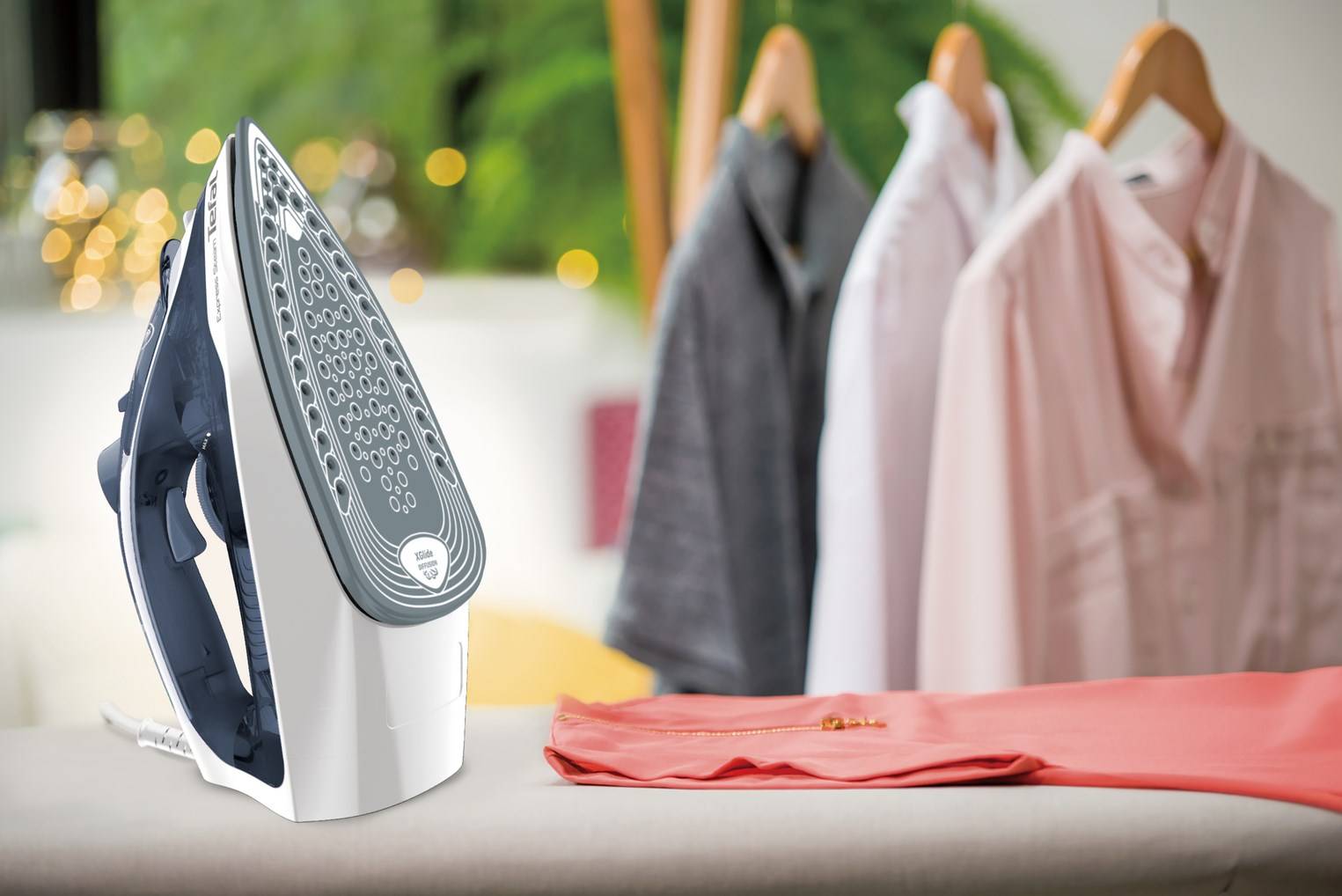Tefal Express Steam FV2837E0 Bügeleisen Trocken- & Dampfbügeleisen Cerilium-Sohle 2400 W Blau-2